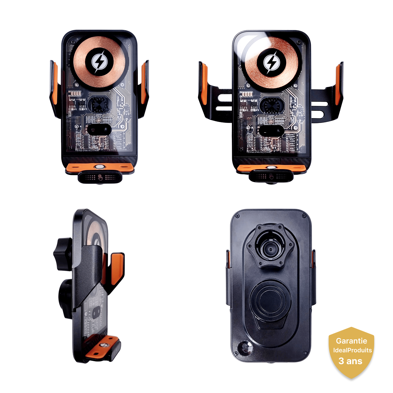 support chargeur induction sans fil voiture
