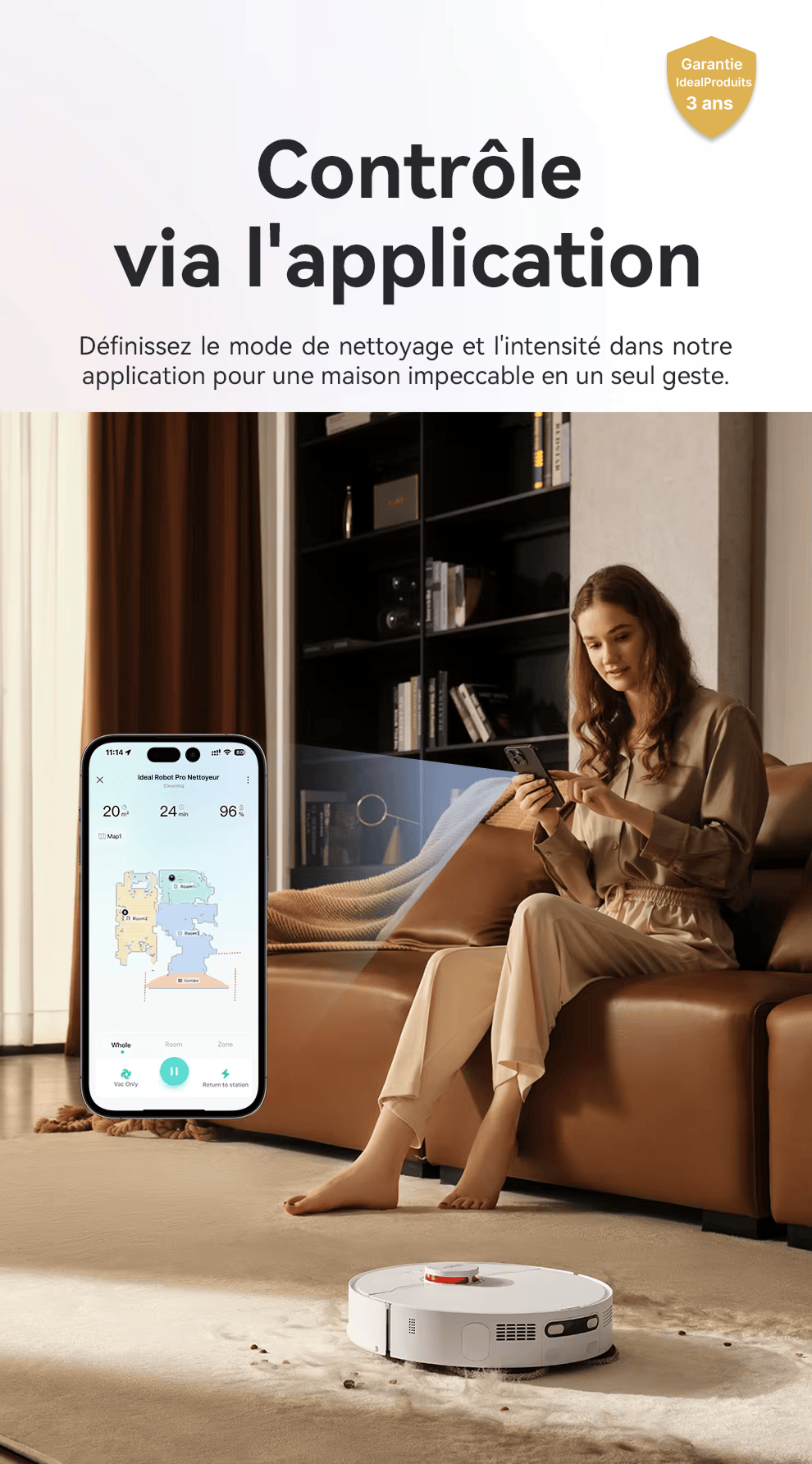 Ideal Robot Pro Nettoyeur