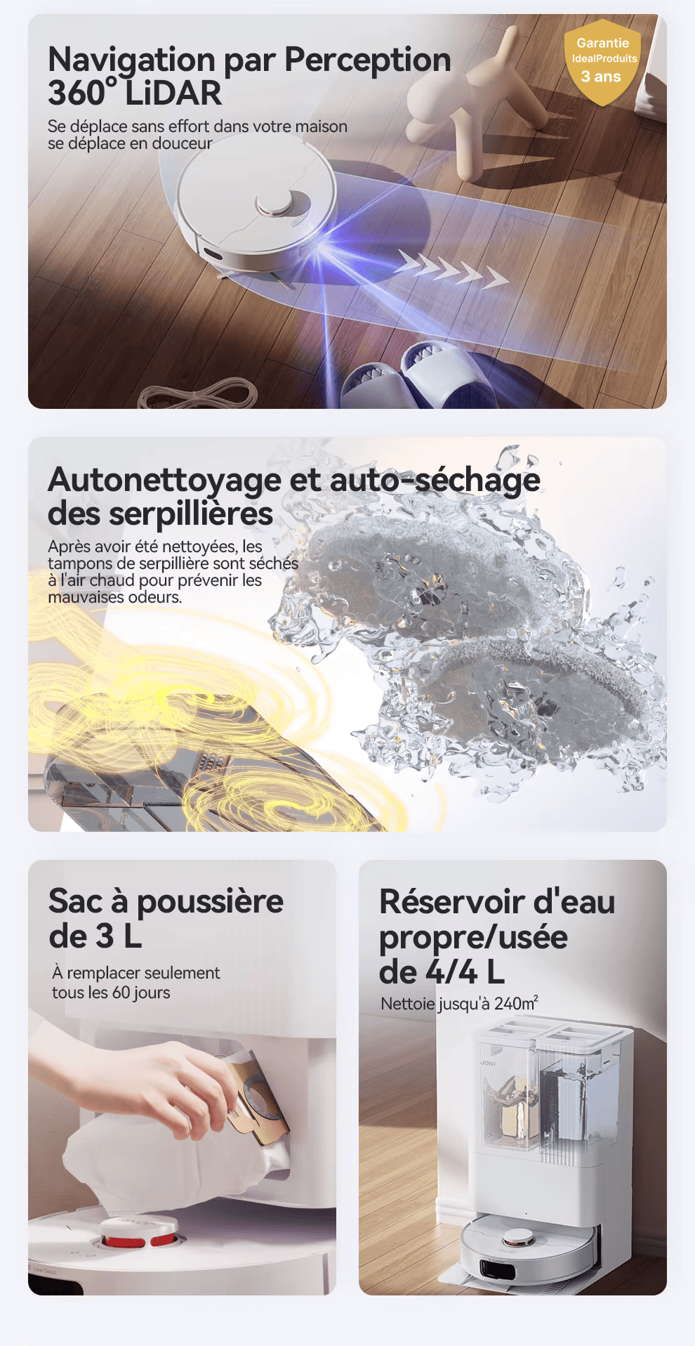 Ideal Robot Pro Nettoyeur