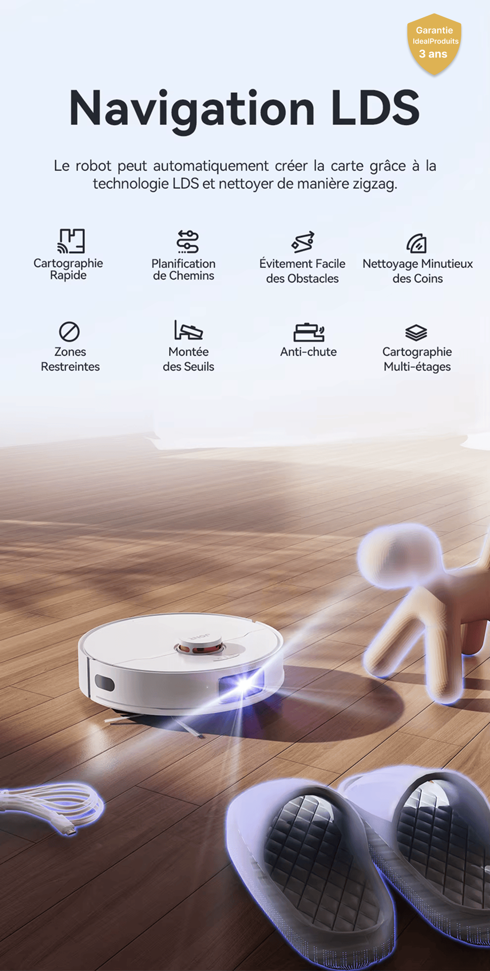 Ideal Robot Pro Nettoyeur