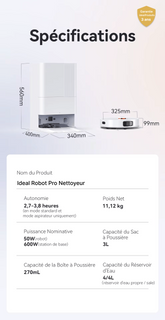 robot nettoyeur intelligent Ideal Robot Pro