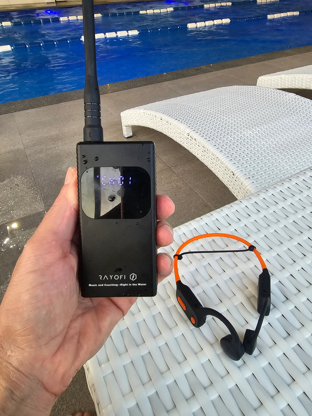 Pack SwimComm + émetteur T6 – Casque de natation